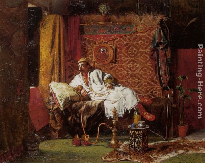 William Lamb Picknell The Opium Den